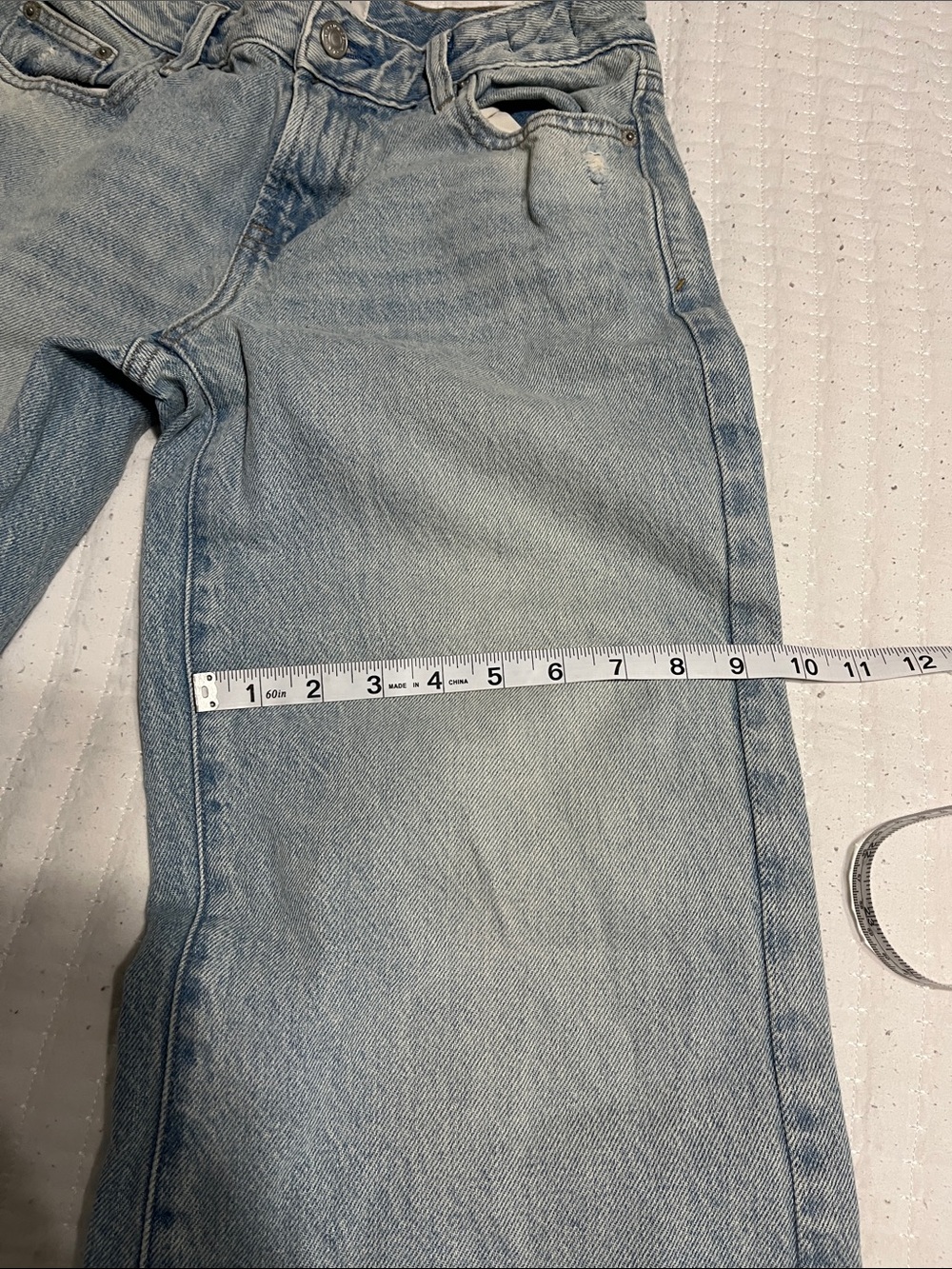 PacSun Light Wash Wide Leg Jeans - Picture 8 of 9